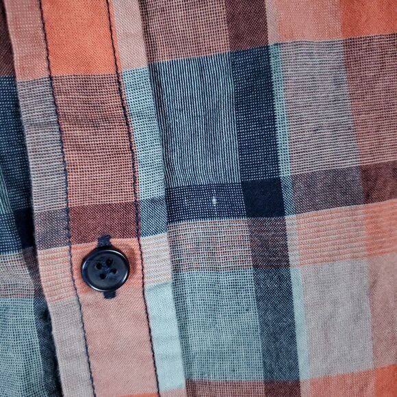 Prana Plaid Shirt Lot Of 2 Mens 2XL XXL Short Sleeve Button Up Hiking Outdoor - Picture 9 of 12